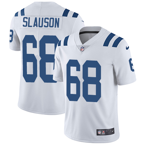 Indianapolis Colts #68 Limited Matt Slauson White Nike NFL Road Men Vapor Untouchable jerseys->indianapolis colts->NFL Jersey
